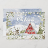 Snowy Red Cabin | Vrede (Voorkant / Achterkant)