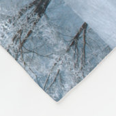Snowy Road door Frosted Trees Fleece Deken (Hoek)