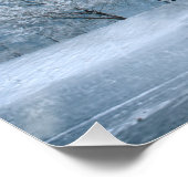 Snowy Road door Frosted Trees Perfect Poster (Hoek)