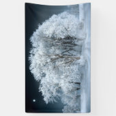 Snowy Road door Frosted Trees Spandoek (Verticaal)