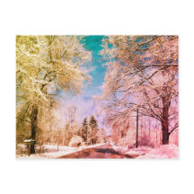 Snowy road Vermont 1