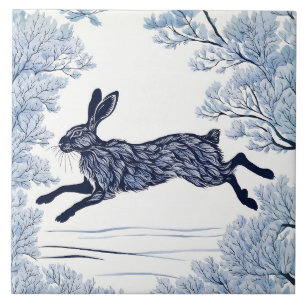 Snowy Serenity Uitgebreide versie. Tegeltje