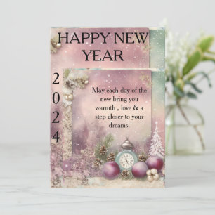 "Snowy Serenity : une carte de voeux pour le Nouve