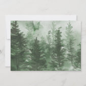 Snowy Silver Winter Elephant Drive voor Verjaardag Kaart (Achterkant)