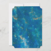 Snowy Sleigh Ride Aurora Borealis Kerstfeest Kaart (Achterkant)