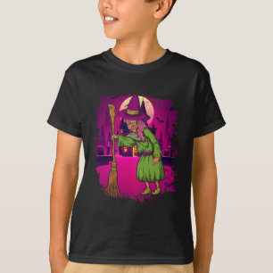 Snowy Spins Santa Grinds Snowboarder Kerstzoon T-shirt