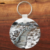 Snowy Staircase Sleutelhanger (Voorkant)