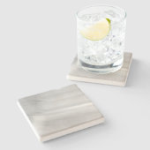 Snowy Stone Onderzetter (Zijkant)