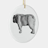 Snowy Stride, Keepsake Cheer Keramisch Ornament (Rechts)