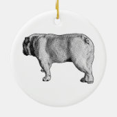 Snowy Stride, Keepsake Cheer Keramisch Ornament (Achterkant)