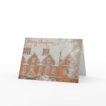 Snowy Tamworth Christmas Kaart