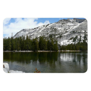 Snowy Tenaya Lake Yosemite National Park Foto Magneet