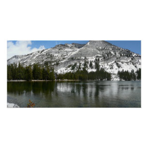 Snowy Tenaya Lake Yosemite National Park Foto Perfect Poster