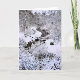 Snowy Town Brook Plymouth MA Kaart