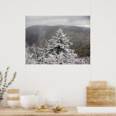 Snowy Tree Poster (Keuken)
