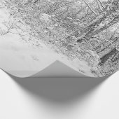 Snowy Trees in de Poconos Cadeaupapier (Hoek)