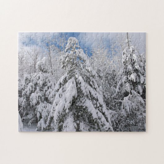 Snowy Trees Legpuzzel (Horizontaal)