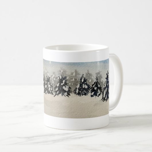 Snowy Trees-Mok Koffiemok (Voorkant rechts)