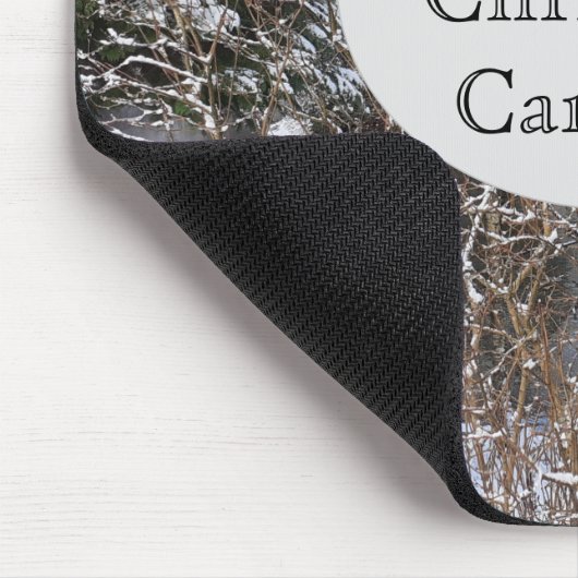 Snowy Trees Muismat (Hoek)