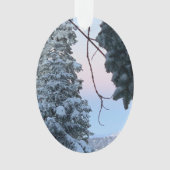 Snowy Trees Ornament (voorkant)