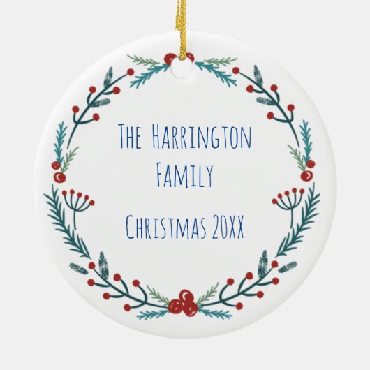 Snowy Trees Ornament Robert Frost (Achterkant)