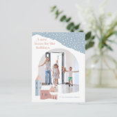 Snowy Village | Aankondiging van de Foto Holiday M (Staand voorkant)