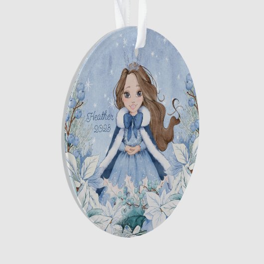 Snowy Winter Brunette Princesse (devant)