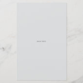 Snowy Winter Forest Baby shower Invitation (Achterkant)