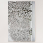 Snowy Winter Forest Legpuzzel (Verticaal)