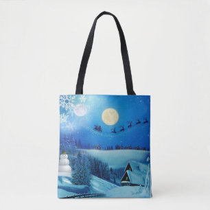 Snowy Winter Holiday Fantasy Draagtas
