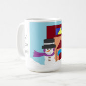 Snowy Winter Koffiemok (Voorkant links)