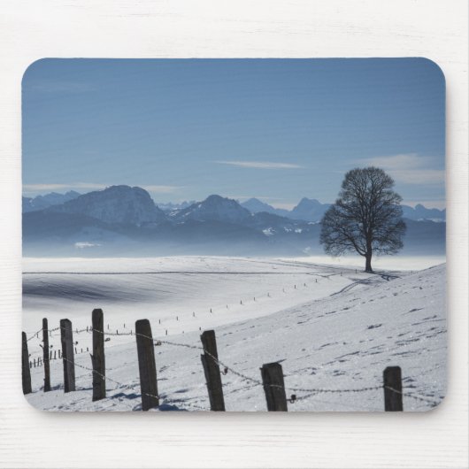 Snowy Winter Landscape Foto Muismat (Voorkant)