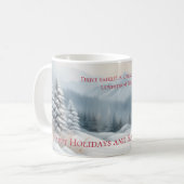 Snowy Winter Landscape Mug (Devant gauche)