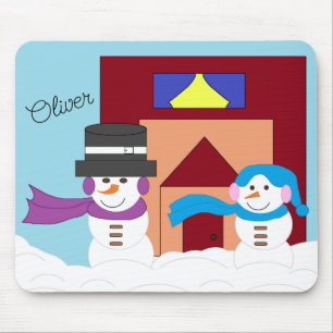 Snowy Winter Muismat