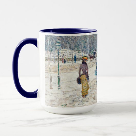 Snowy Winter New York City Scene  Art Mok (Links)