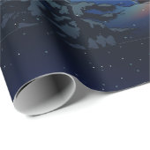 Snowy Winter Night Wrapping Paper Cadeaupapier (Rol Hoek)
