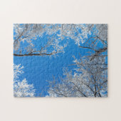 Snowy Winter Scene Legpuzzel (Horizontaal)