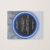 Snowy Winter Scene Quote Legpuzzel (Horizontaal)