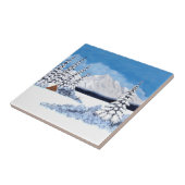 Snowy Winter Tegeltje (Zijkant)