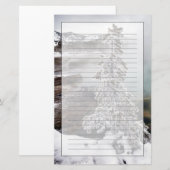 Snowy Yellowstone Briefpapier (Voorkant / Achterkant)