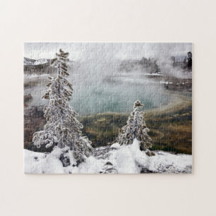 Snowy Yellowstone Legpuzzel