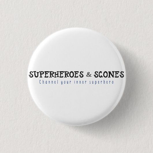 SnS Inner Superhero Ronde Button 3,2 Cm (Voorkant)