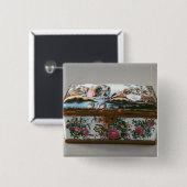 Snuffbox, c.1750 vierkante button 5,1 cm (Voorkant /achterkant)