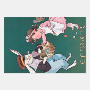  snuffelkoek paaseieren inpakpapier vel