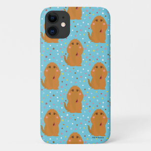 Snuffleupagus Blauwe Stippen & Sterren Patroon iPhone 11 Hoesje