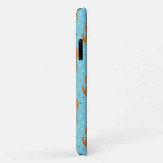 Snuffleupagus Blue Stars & Stippen Pattern Case-Mate iPhone Case (Achterkant/rechts)
