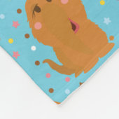 Snuffleupagus Blue Stars & Stippen Pattern Fleece Deken (Hoek)