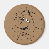 Snuffleupagus Schaats Logo - tot en met zonsopgang Magneet (Voorkant)