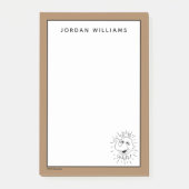 Snuffleupagus Schaats Logo - tot en met zonsopgang Post-it® Notes (Voorkant)