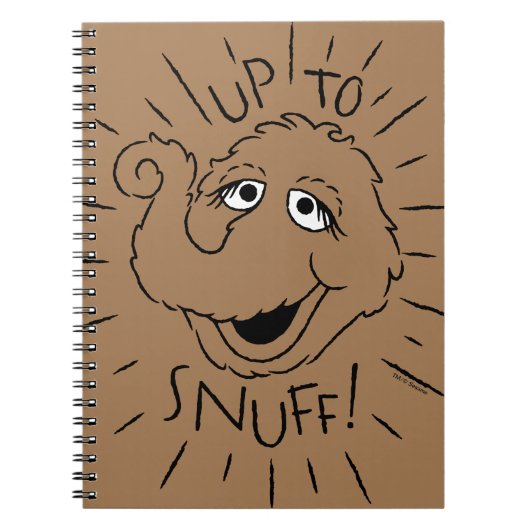Snuffleupagus Skate Logo - Goed Genoeg Notitieboek (Voorkant)